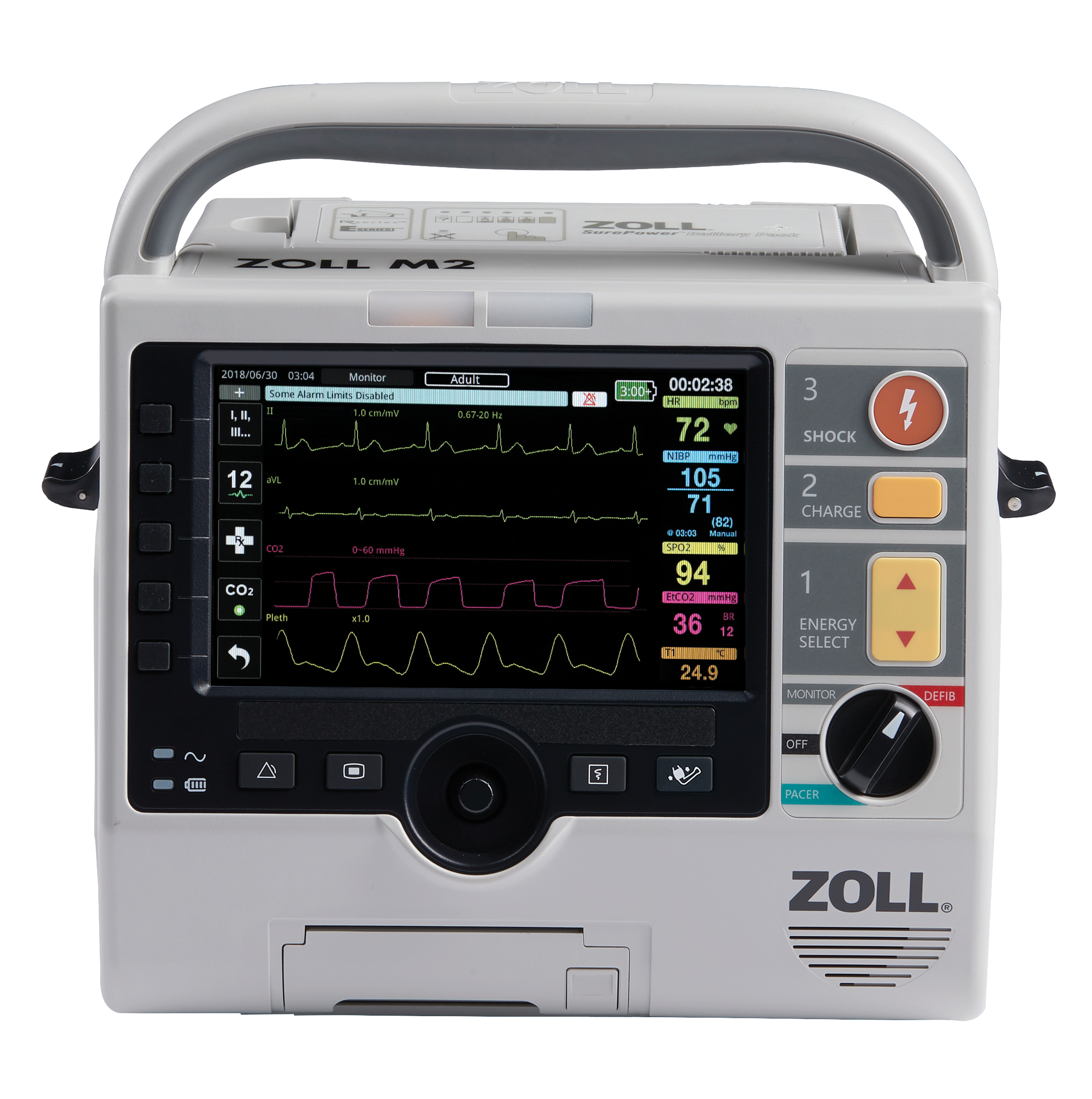 ZOLL M2 是卓尔首款中国智造的专业型除颤仪