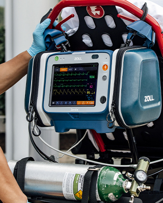 Zenix on a transport bed