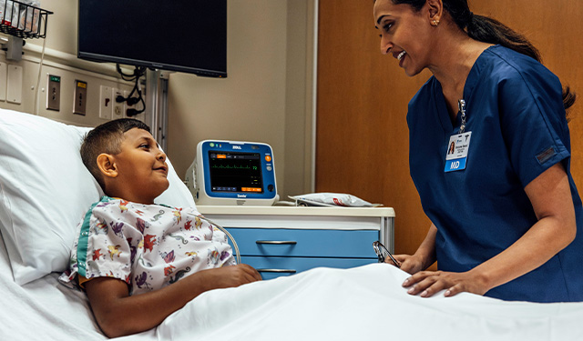 Resting patient with Zenix monitoring