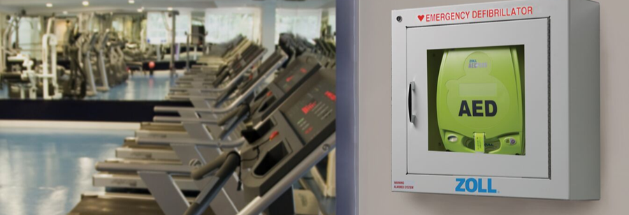ZOLL AED Plus Fitnessstudio