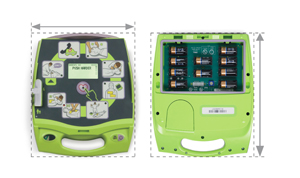 AED Plus front and back
