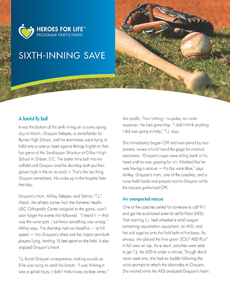 Sixth-Inning Save