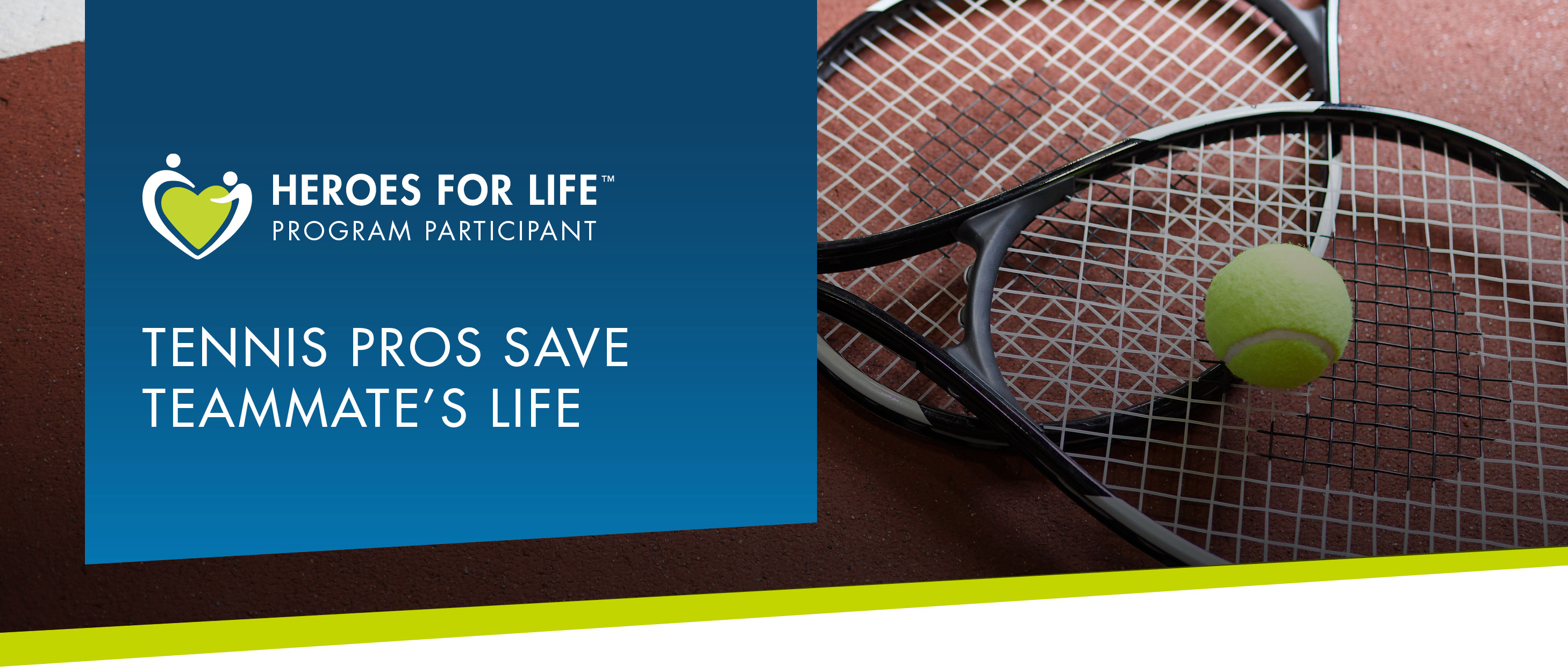 Tennis Pros Save Teammate’s Life